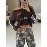 Longsleeve bruin | Claire