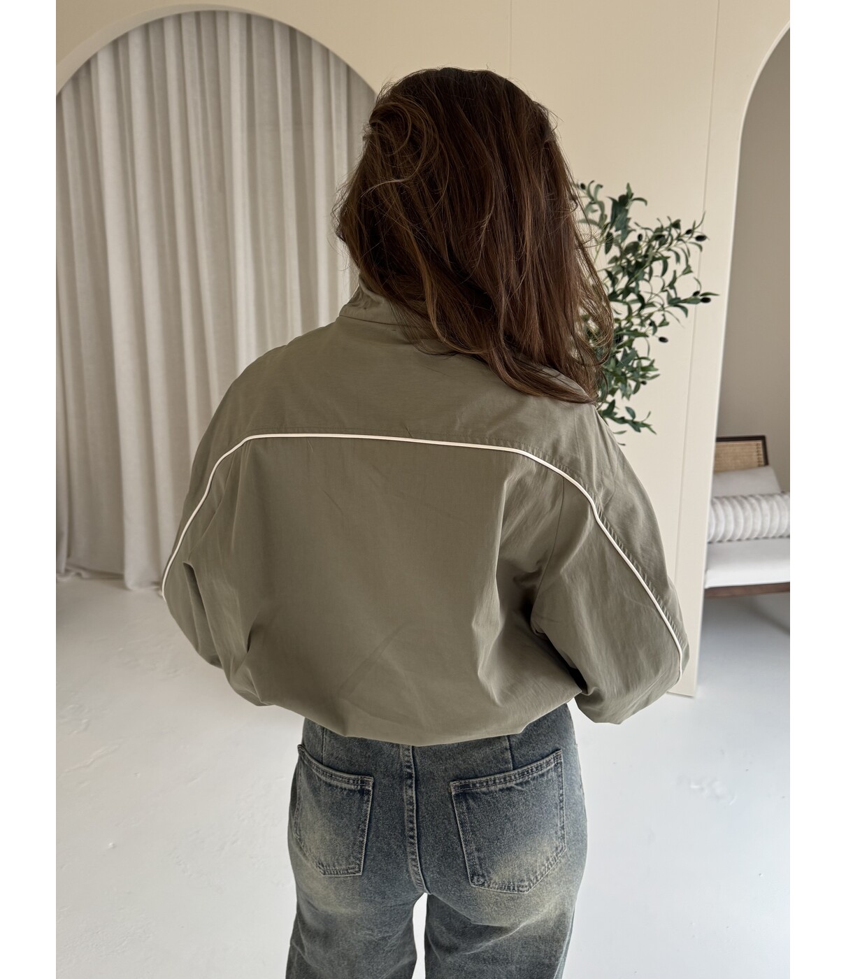 Jacket kaki | Ylva