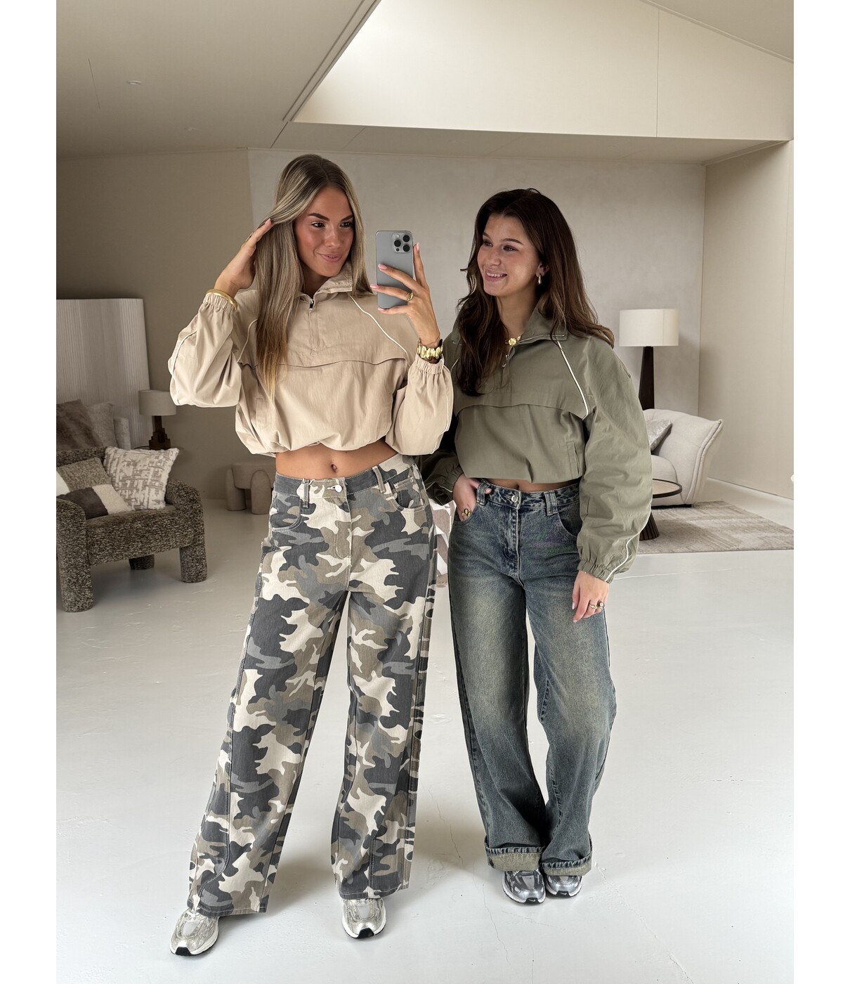 Jacket kaki | Ylva