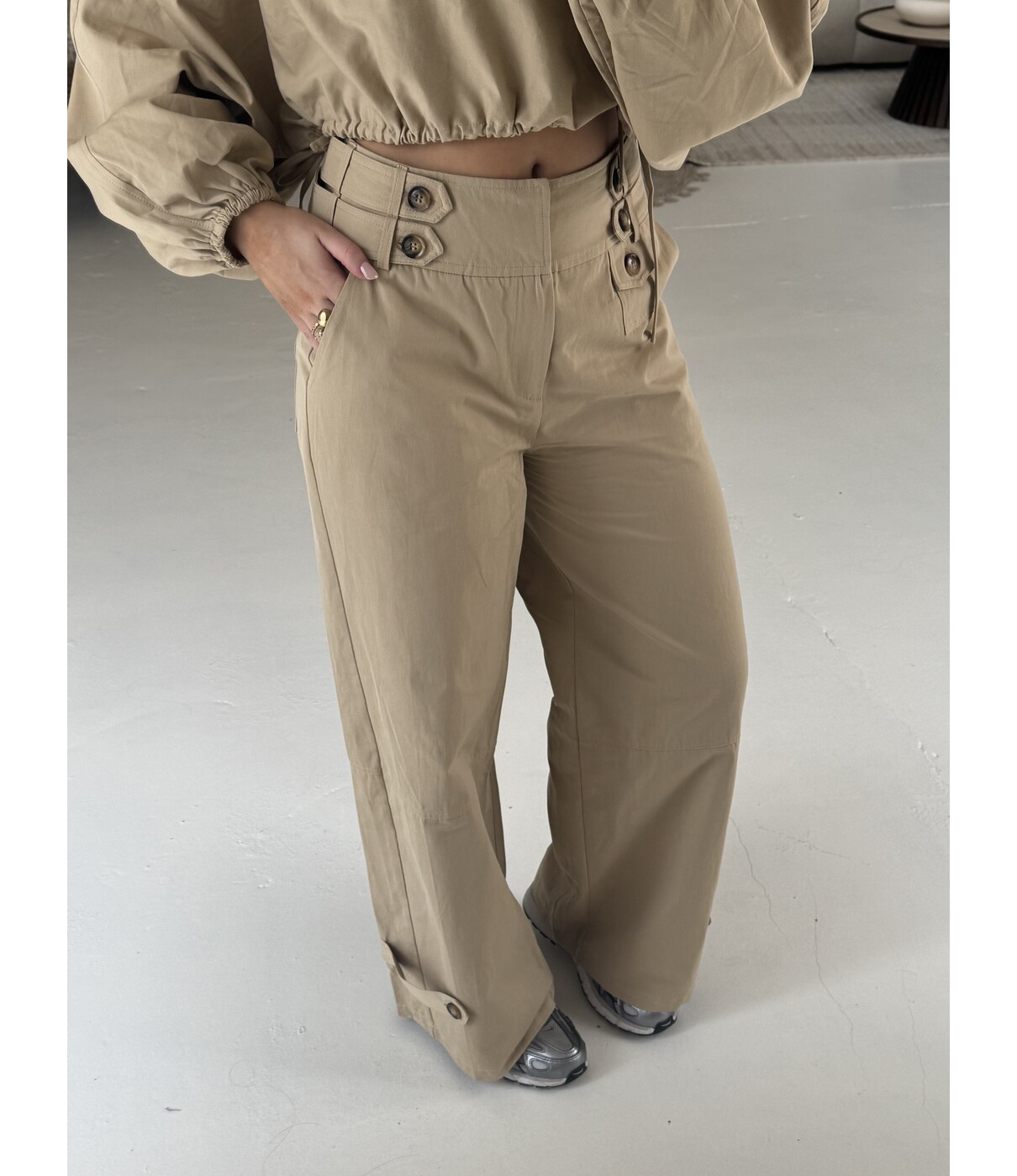 Broek beige | Lisanne