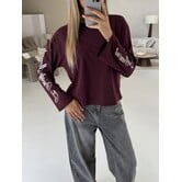 Longsleeve bordeaux | Betty
