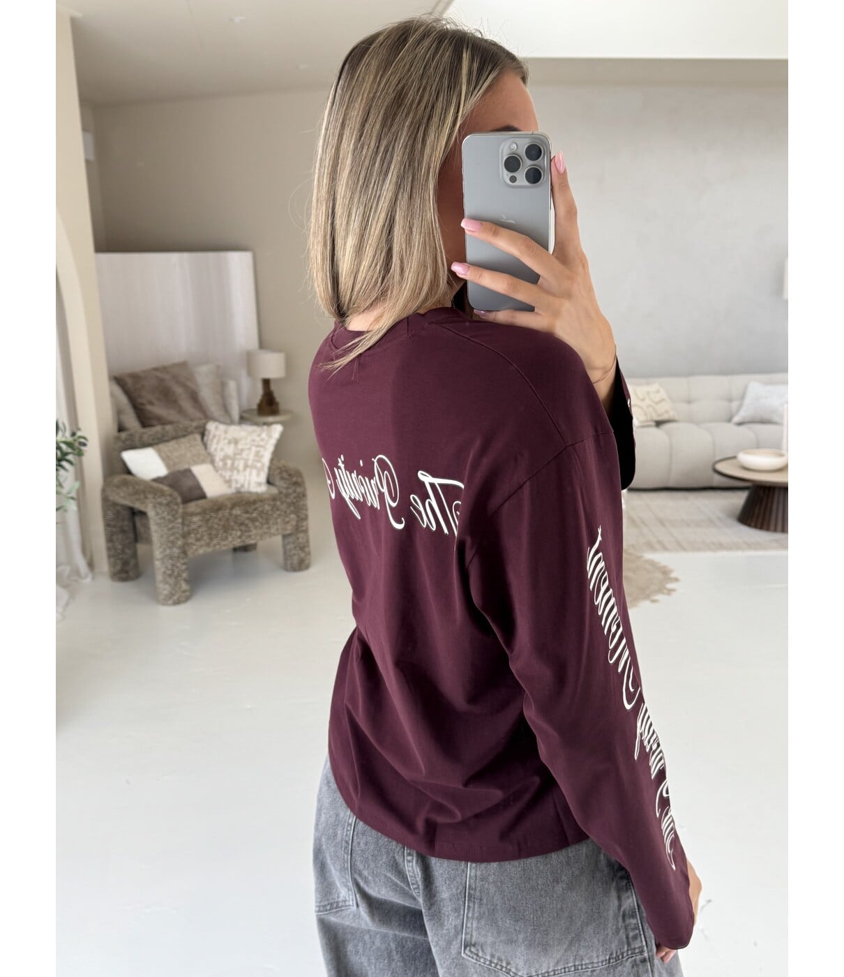 Longsleeve bordeaux | Betty