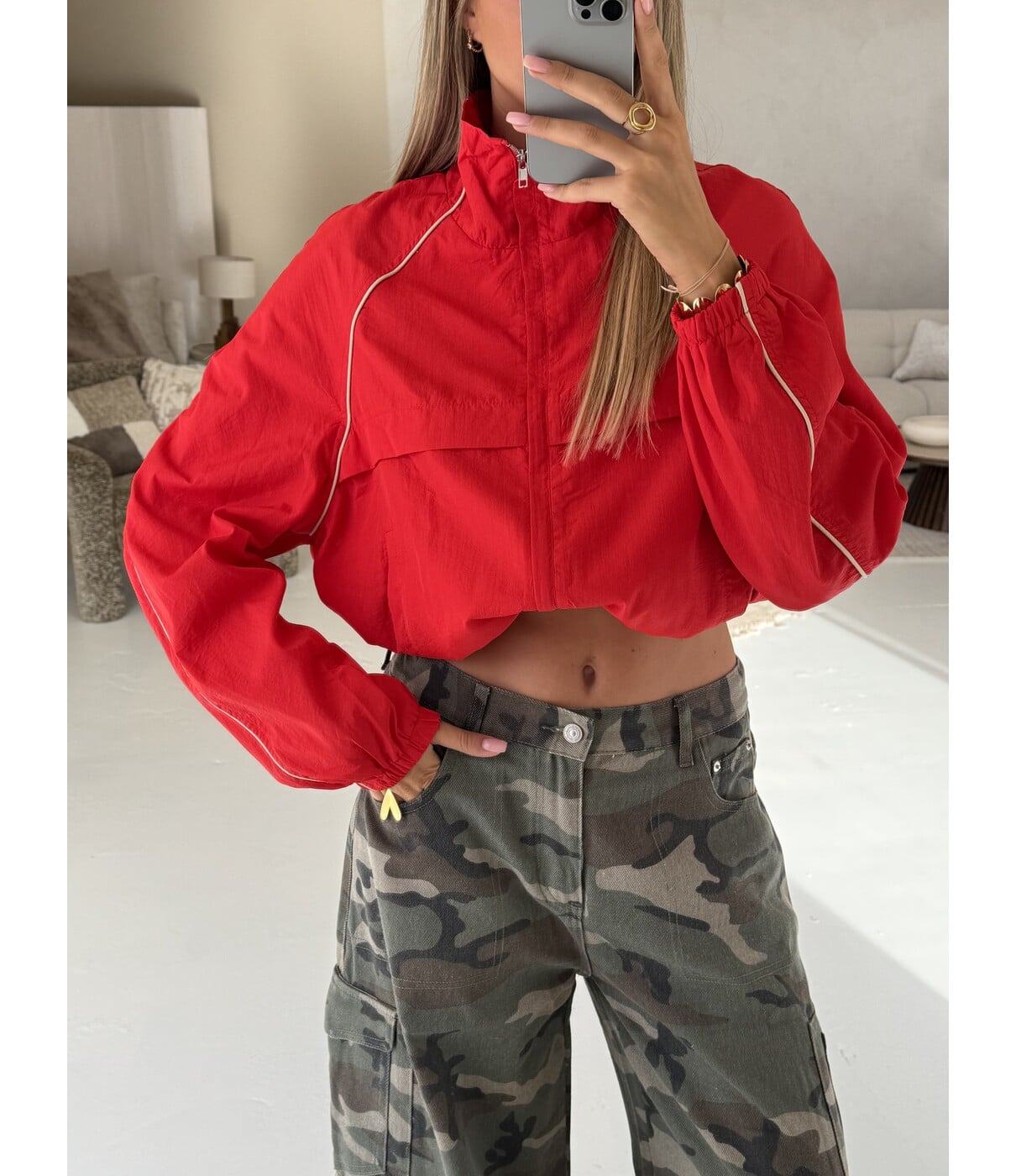 Jacket rood | Freya