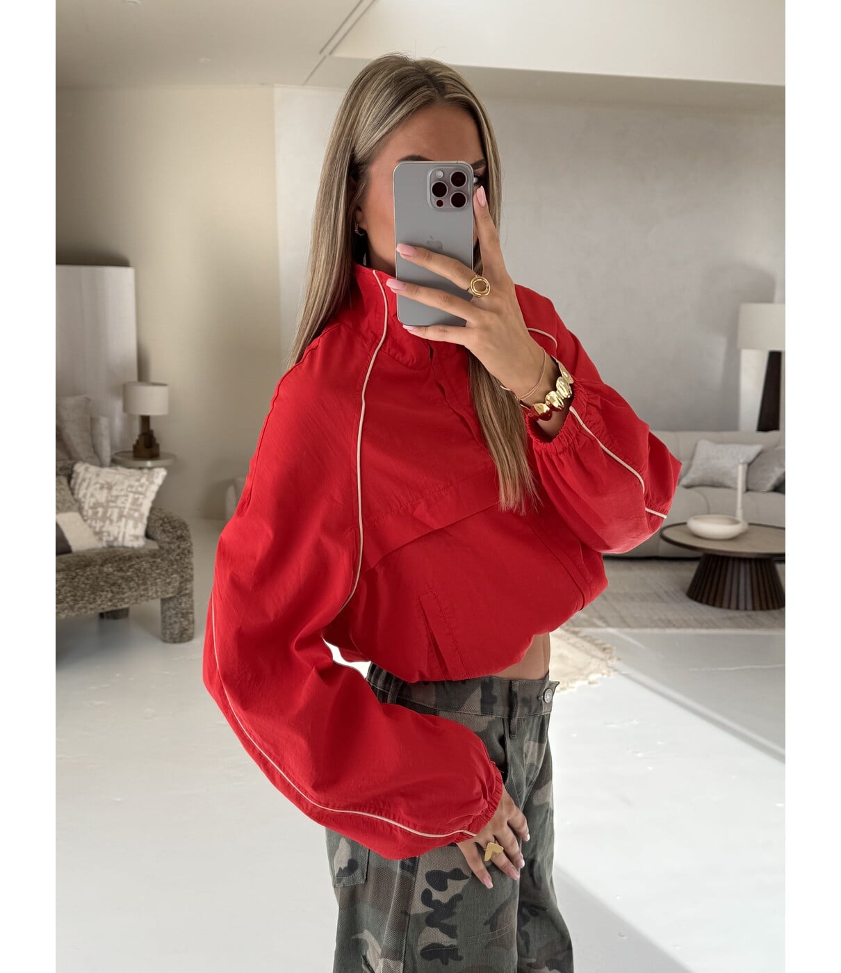 Jacket rood | Freya