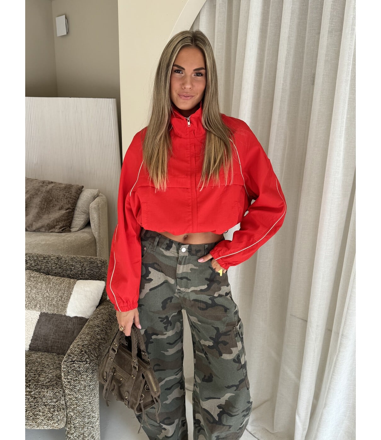 Jacket rood | Freya