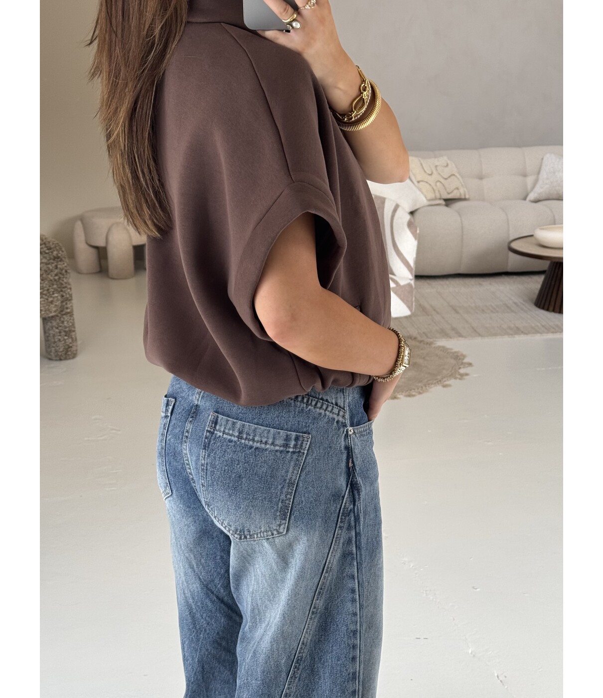 Zip top bruin | Daphne