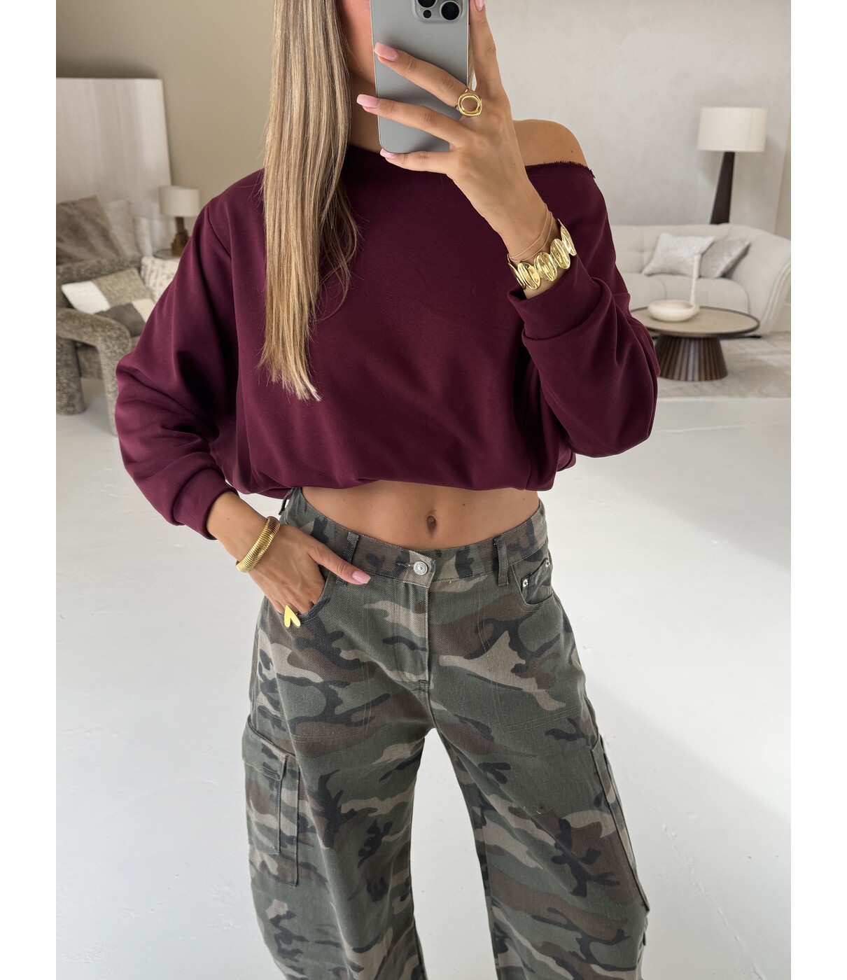 Trui bordeaux | Teddie