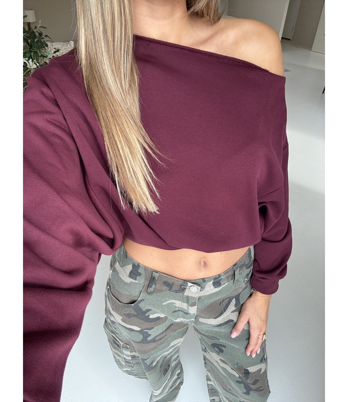 Trui bordeaux | Teddie