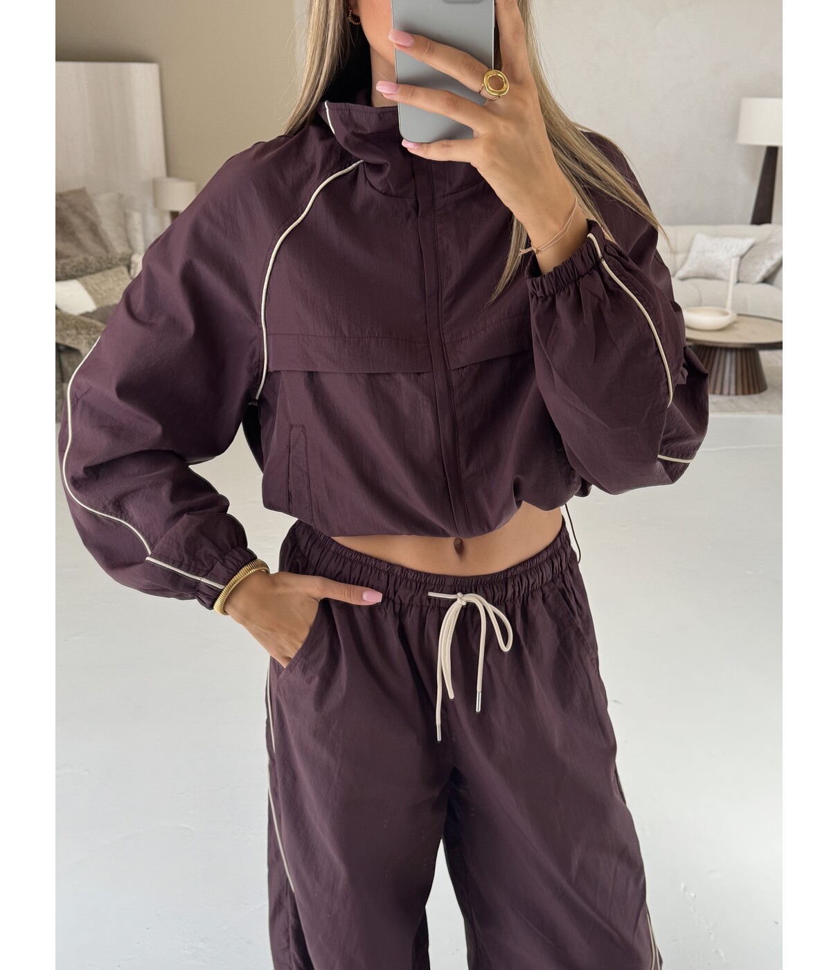Jacket aubergine | Freya