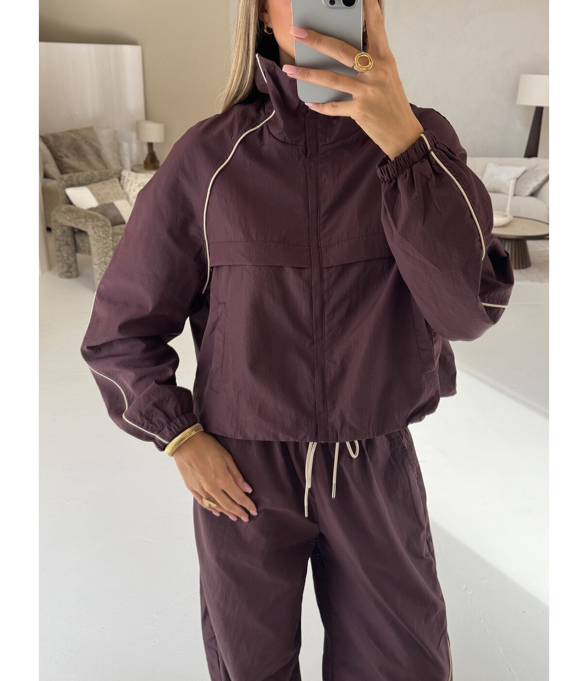Jacket aubergine | Freya