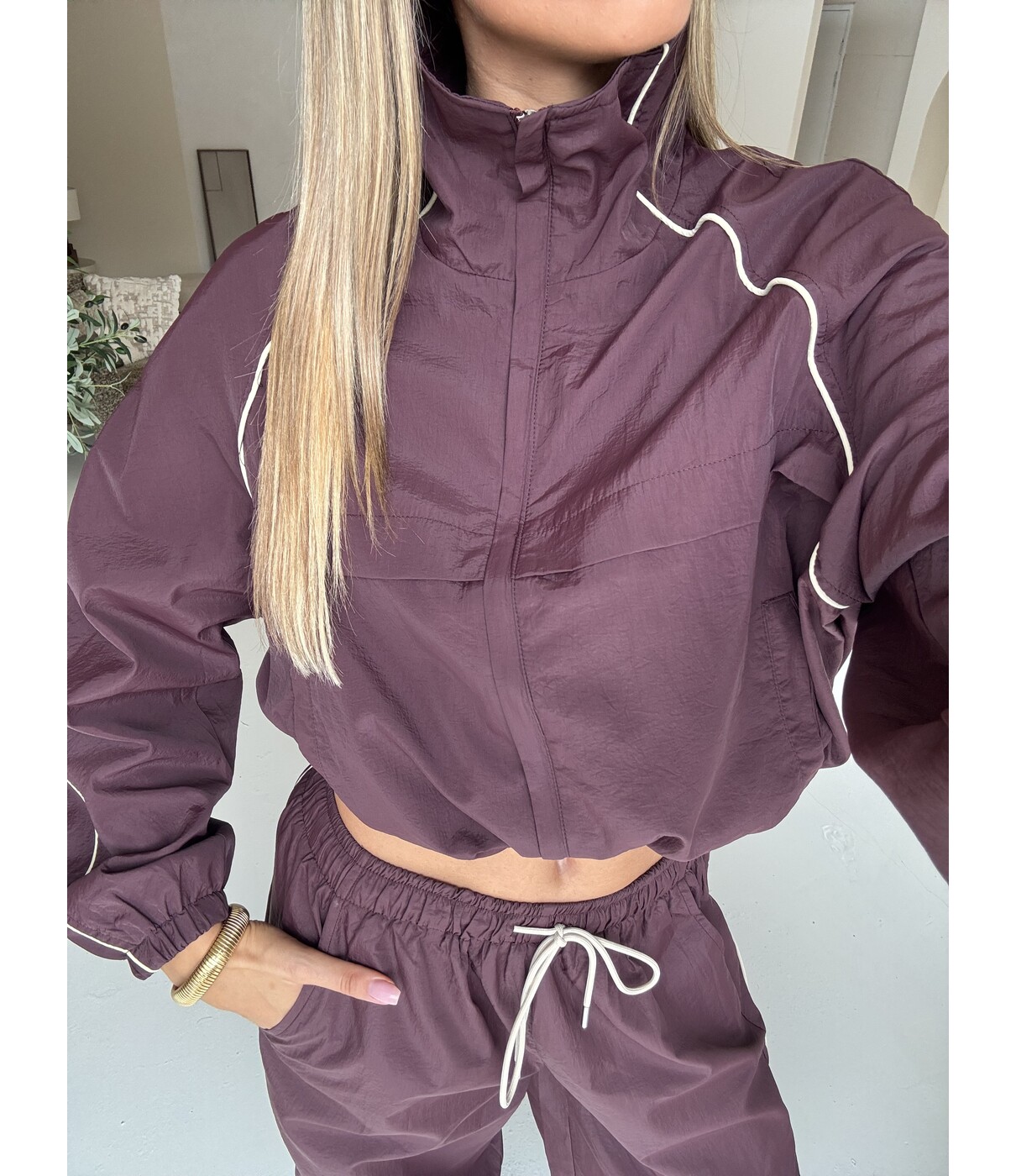 Jacket aubergine | Freya
