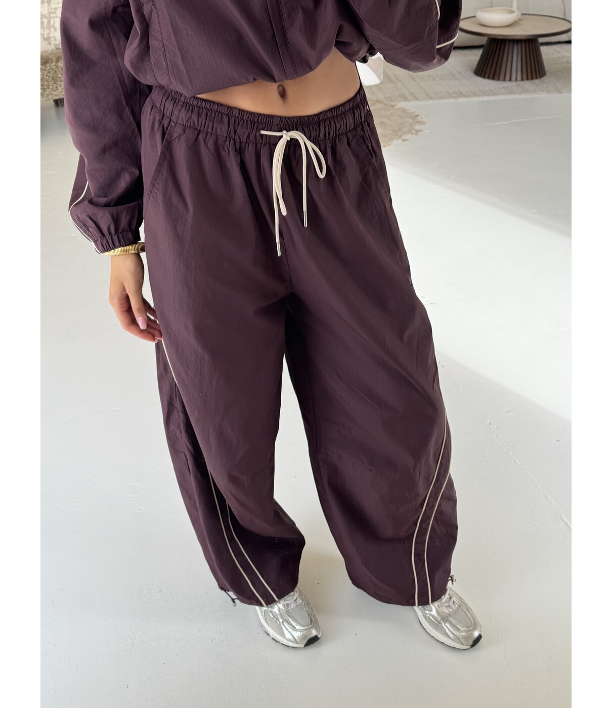 Broek aubergine | Freya