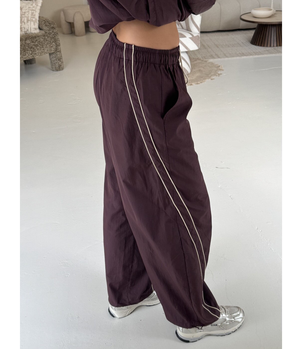 Broek aubergine | Freya