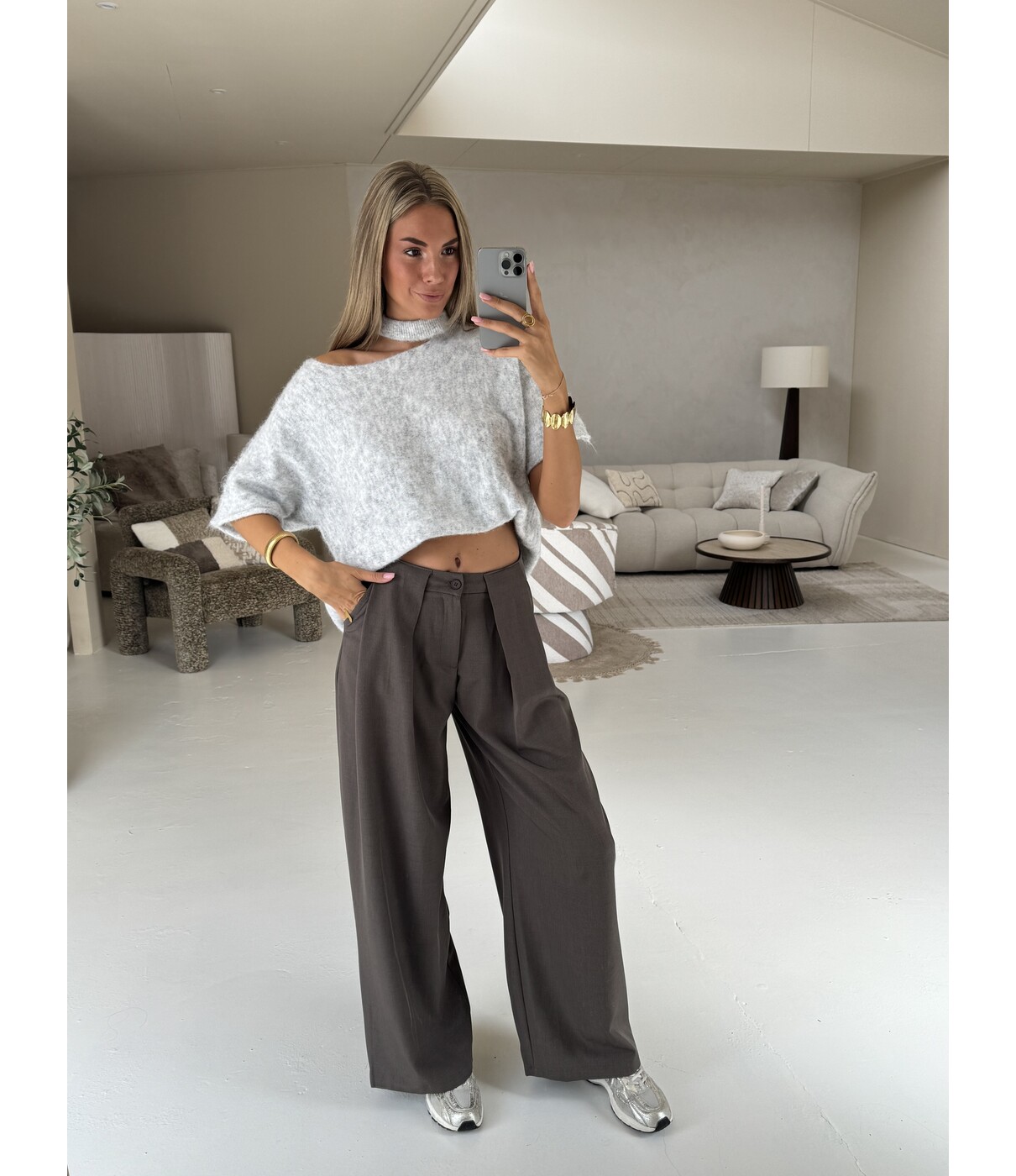 Pantalon bruin | Jessie