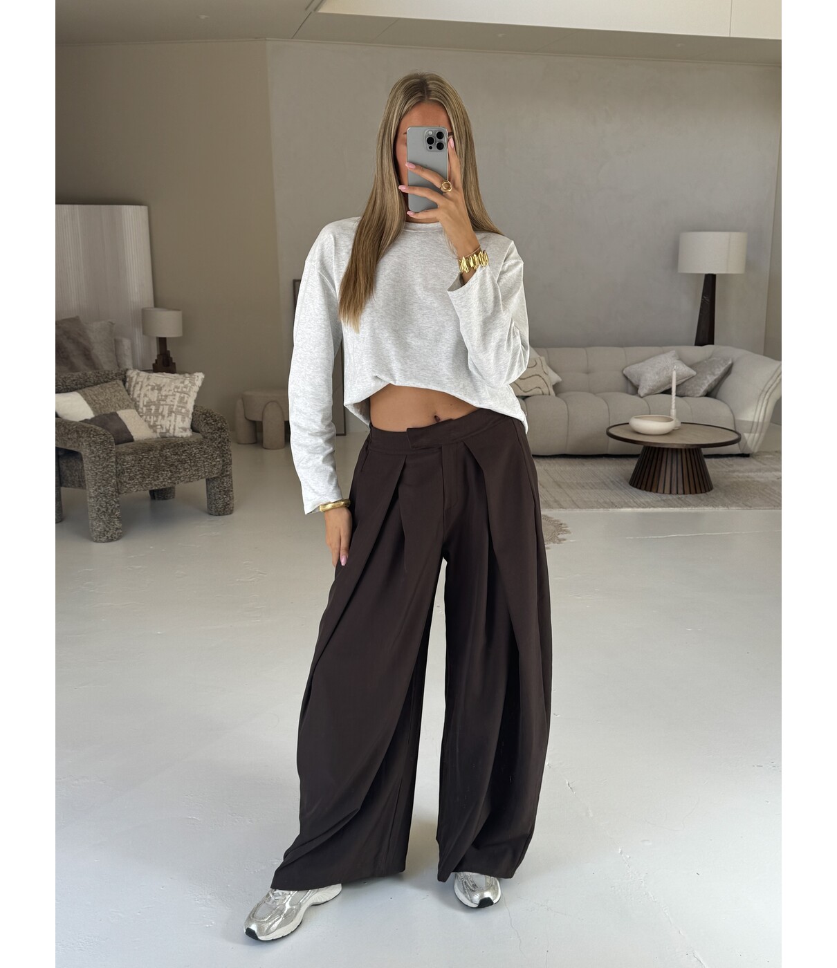 Pantalon bruin | Kaylee