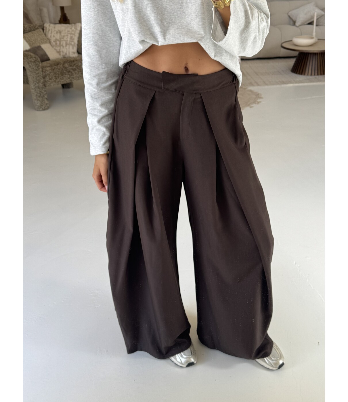 Pantalon bruin | Kaylee