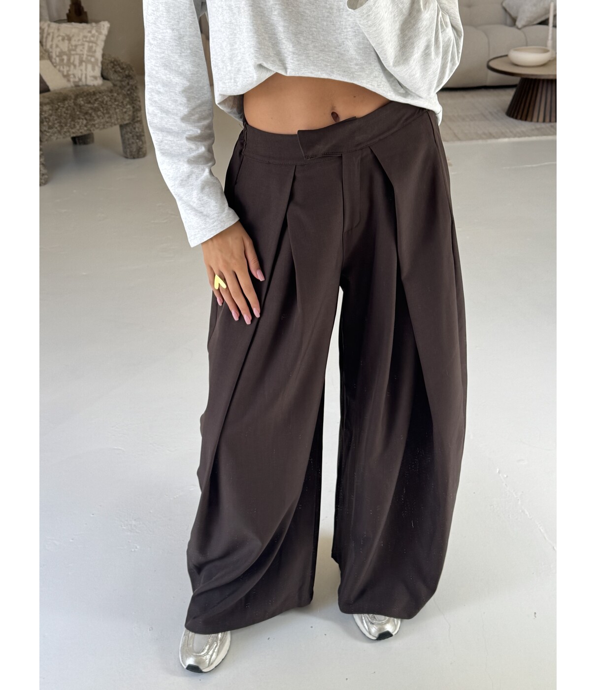 Pantalon bruin | Kaylee