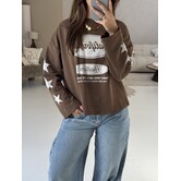 Longsleeve bruin | California