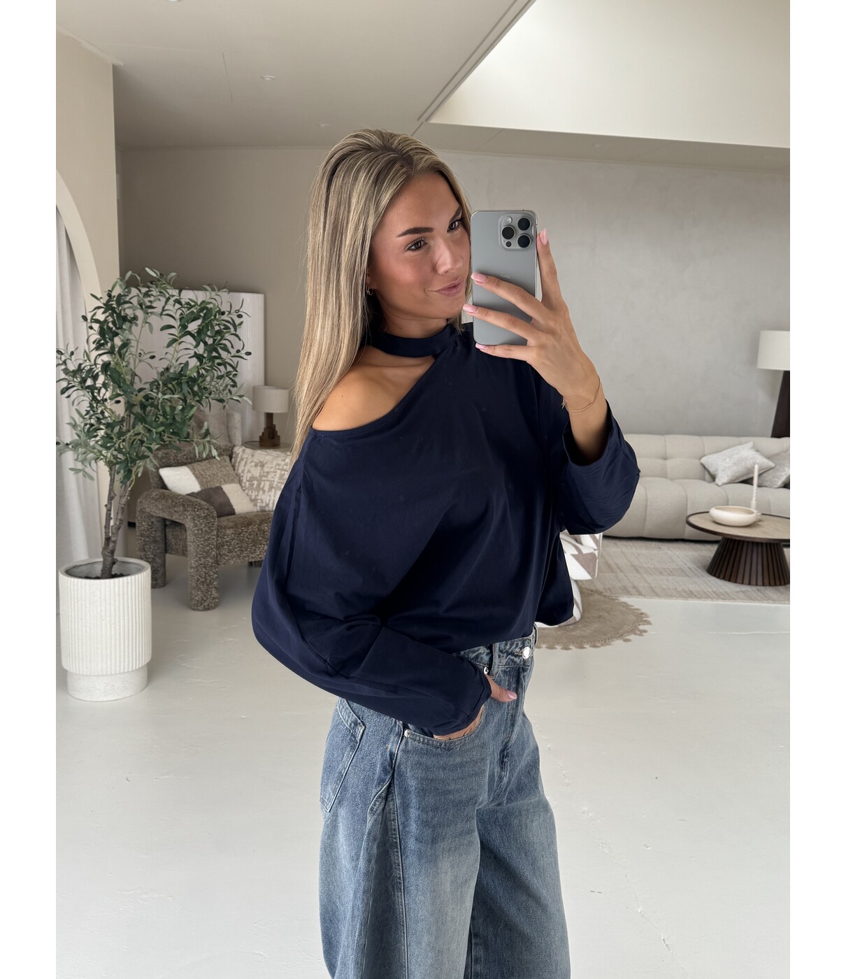 Trui navy | Kiki