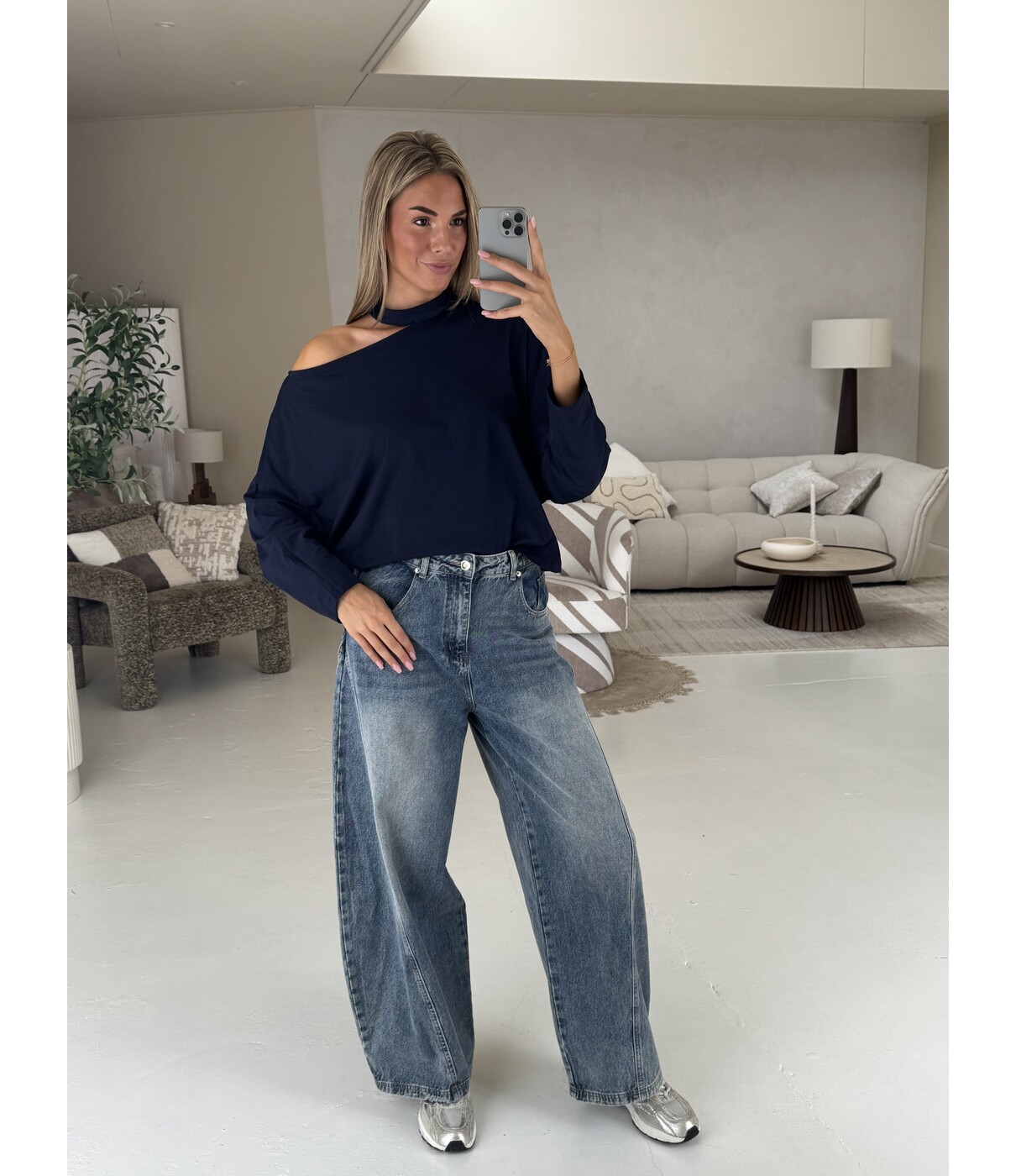 Trui navy | Kiki