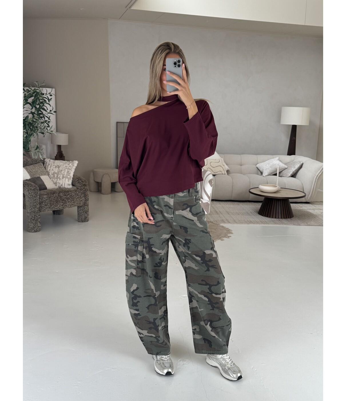 Trui bordeaux | Kiki