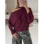 Trui bordeaux | Kiki