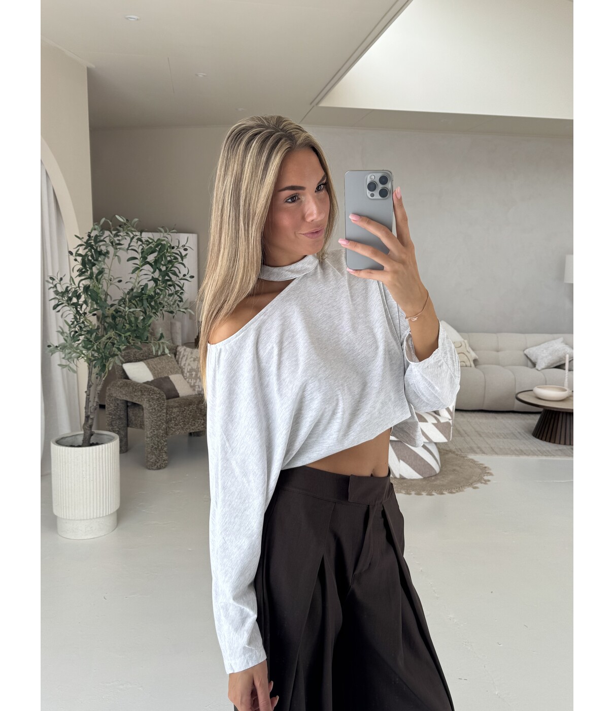 Trui lichtgrijs | Kiki