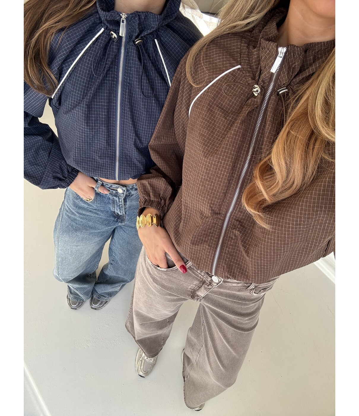 Jasje geruit blauw | Kim