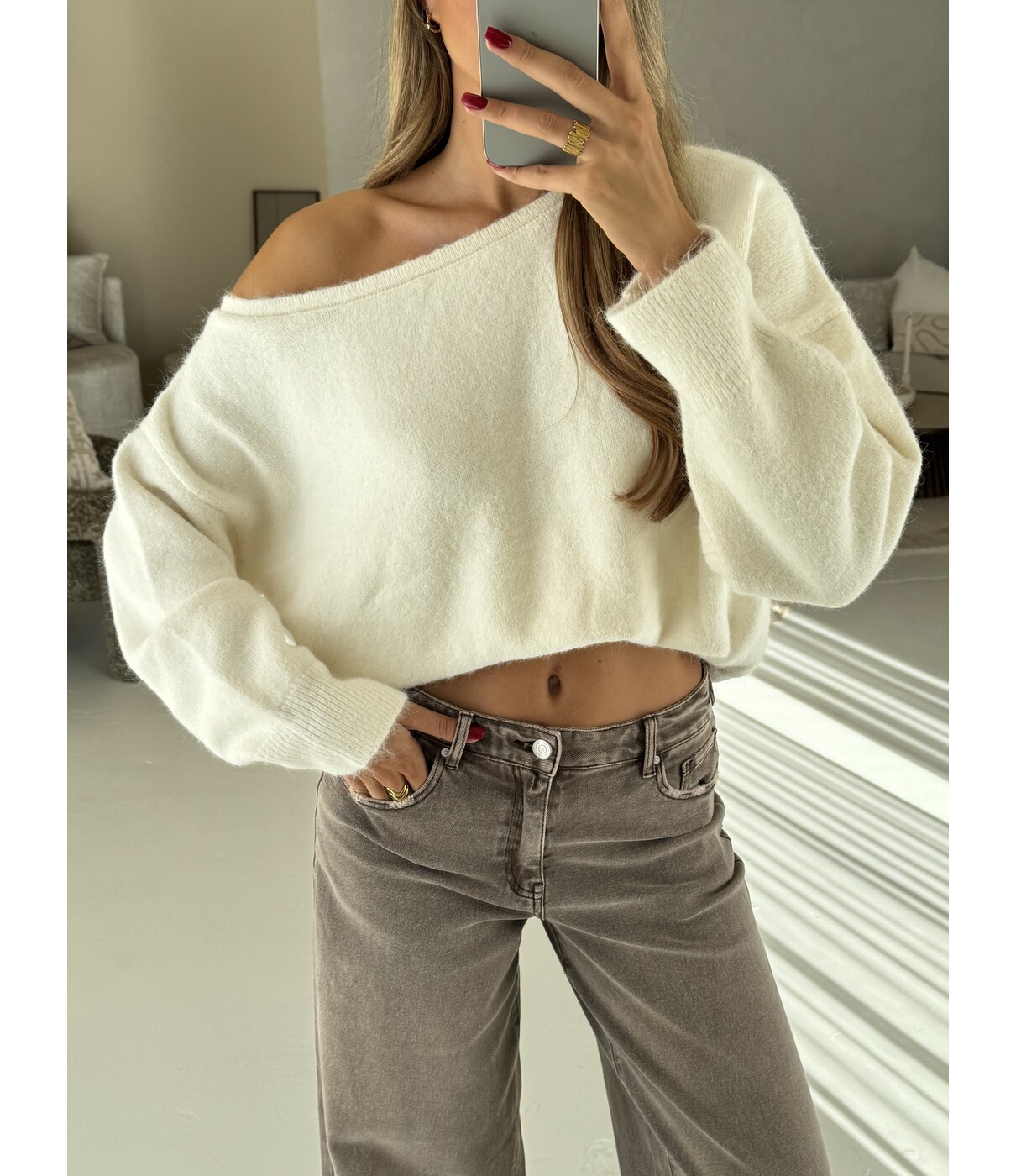 Trui creme | Pip