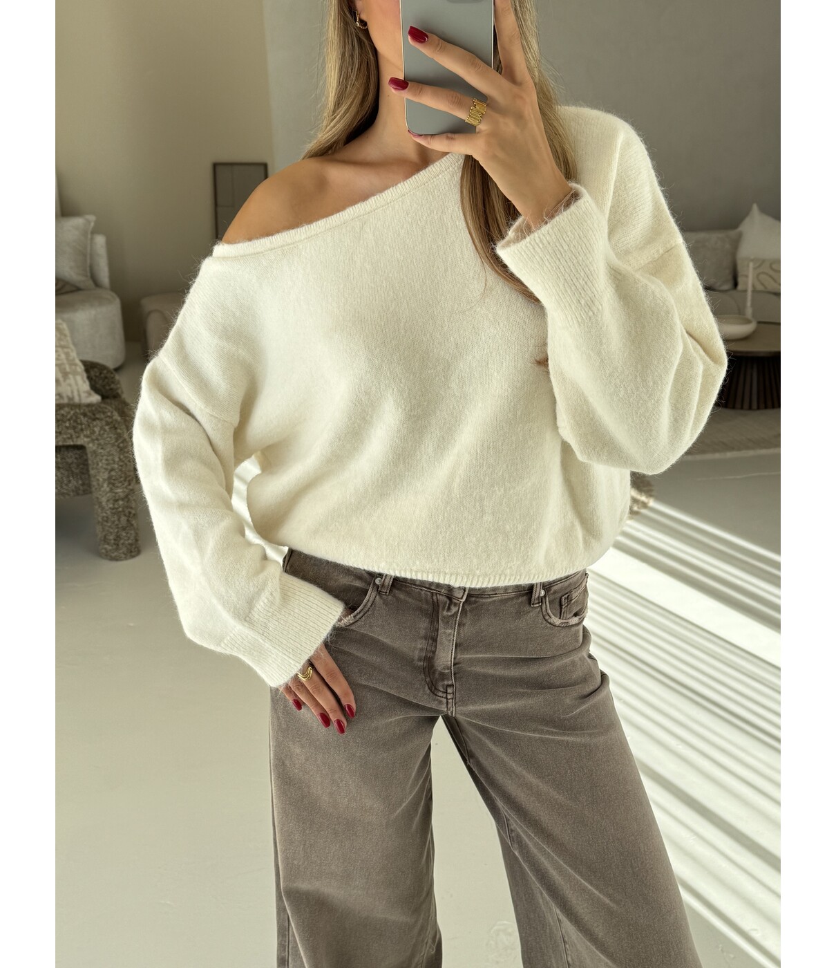 Trui creme | Pip