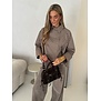Blouse geruit bruin | Sterre