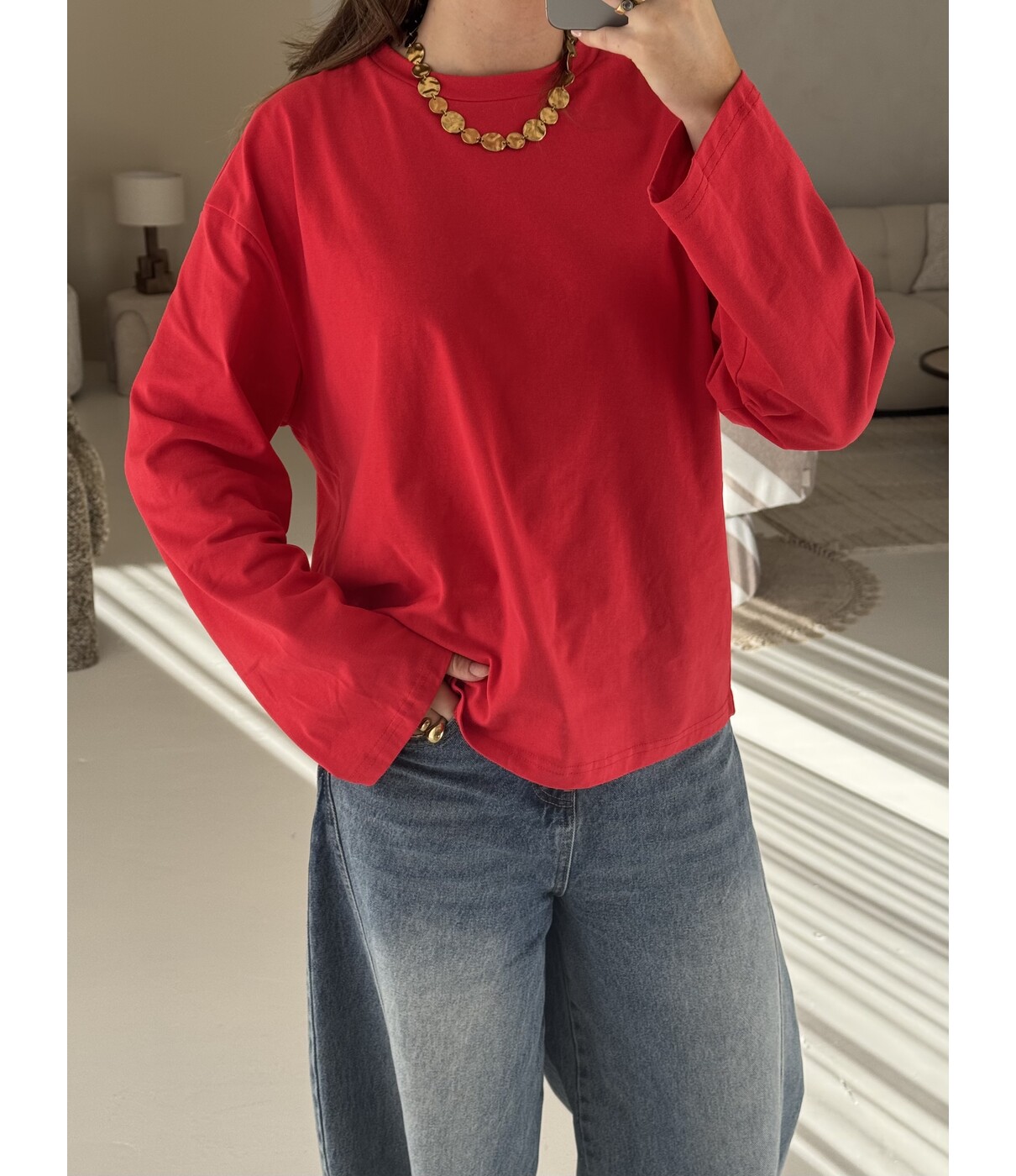 Longsleeve rood | Anna