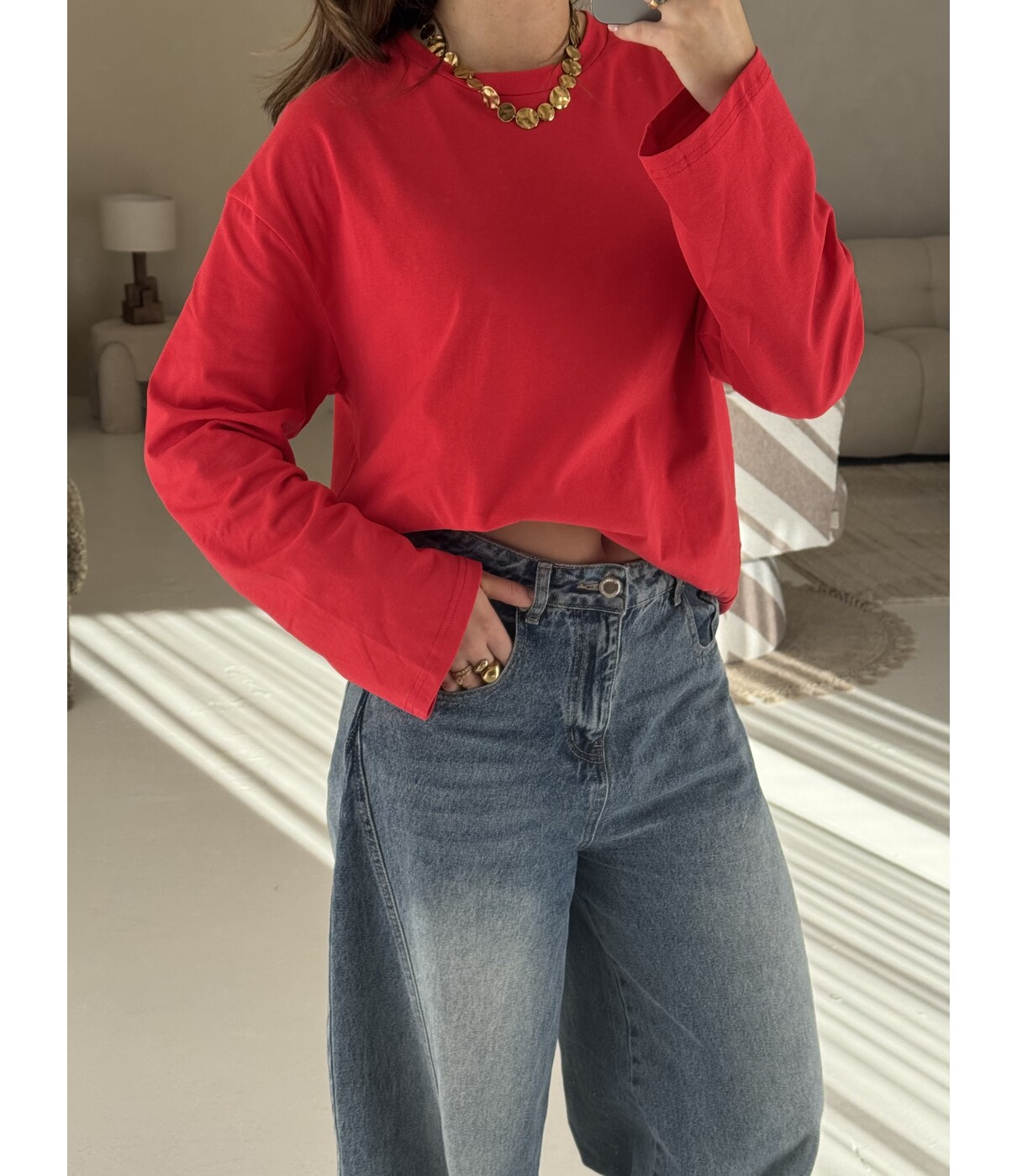 Longsleeve rood | Anna