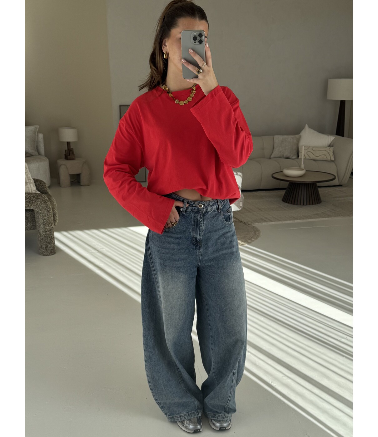 Longsleeve rood | Anna