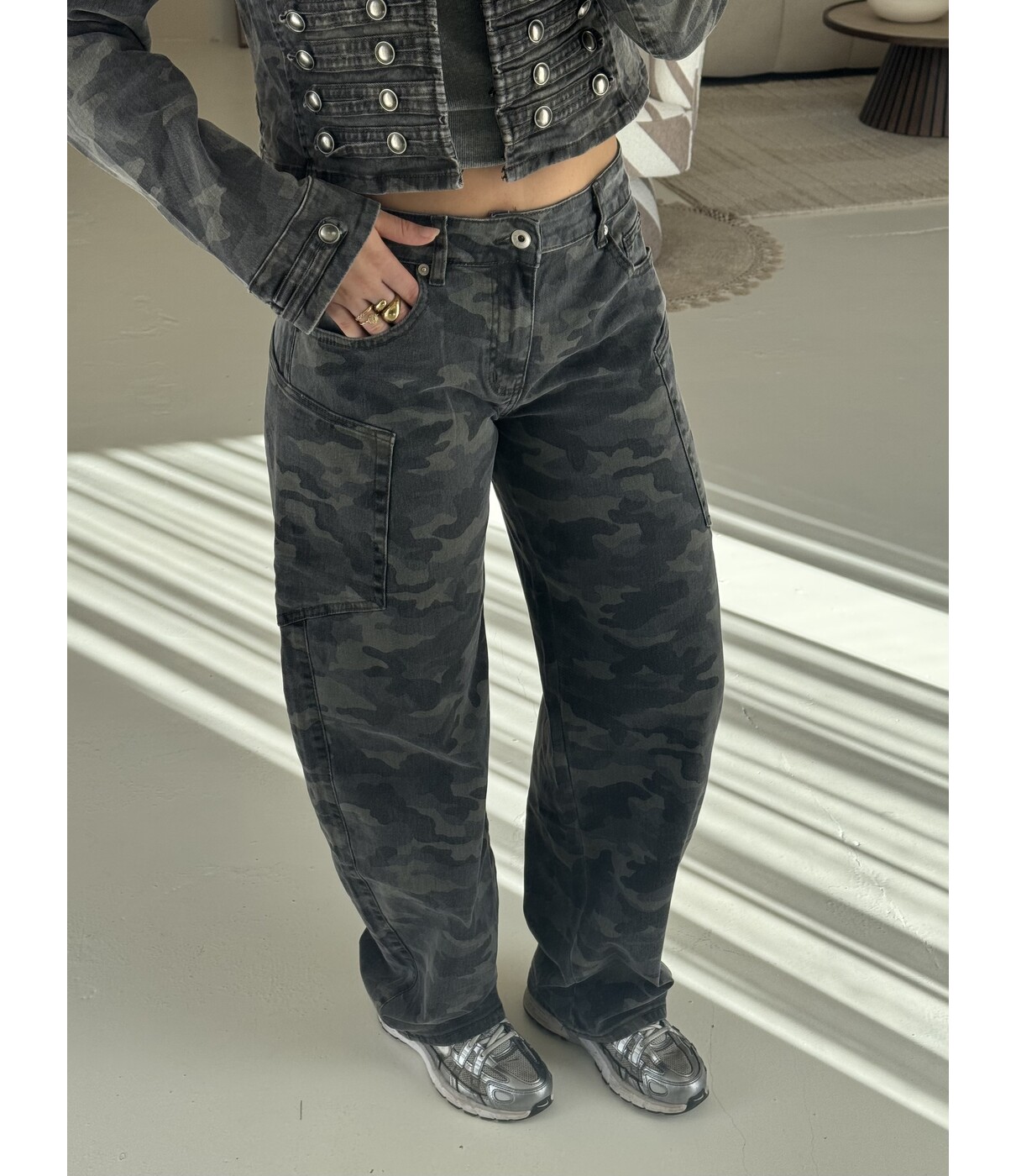 Jeans balloon camo | Cleo