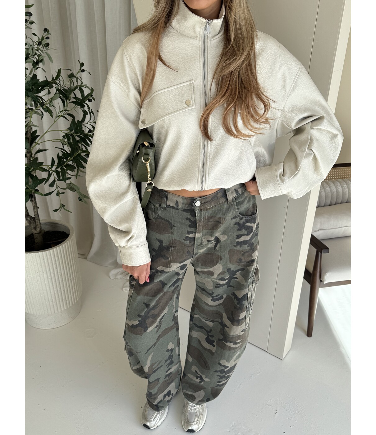 Jas beige | Mireille