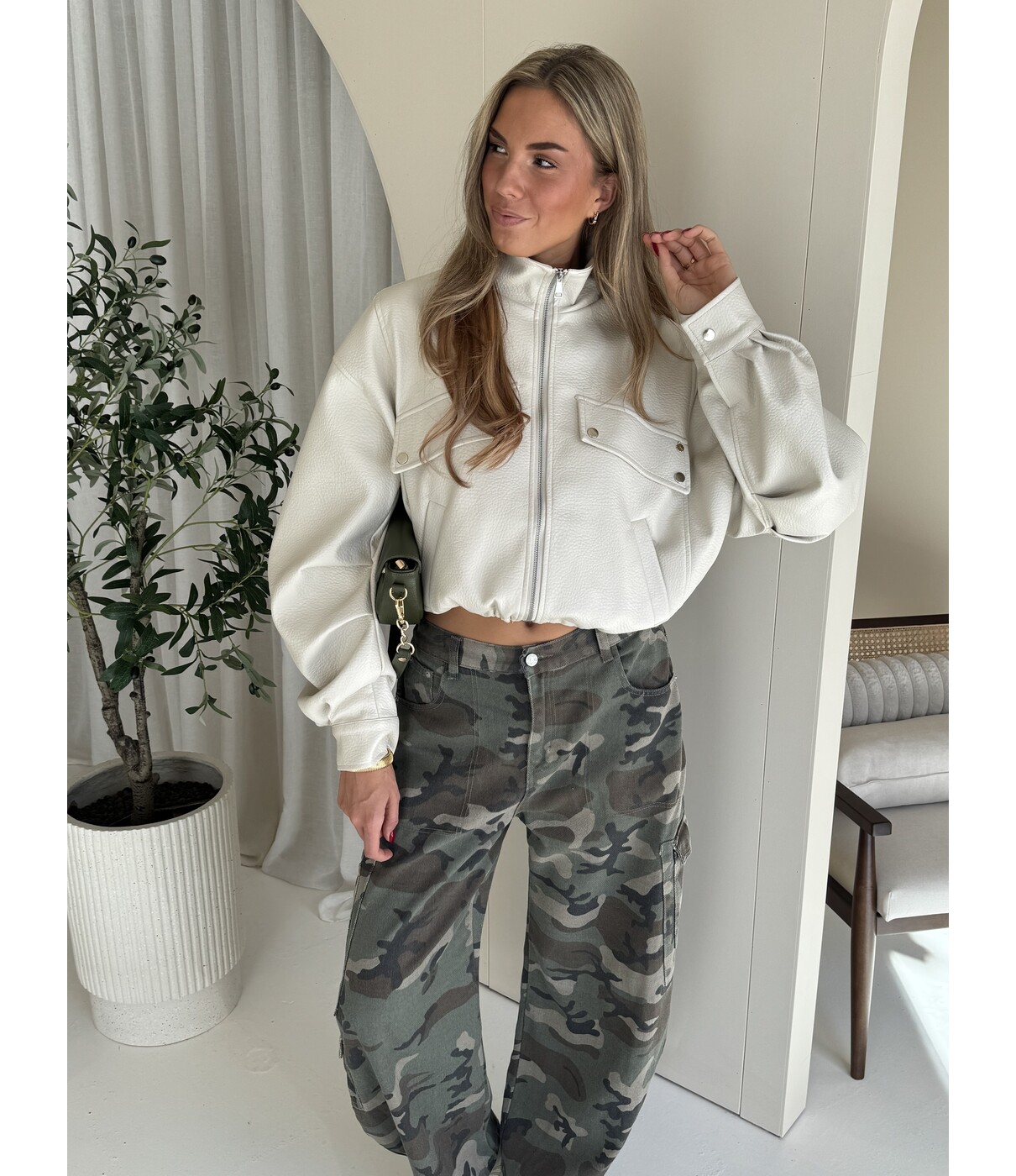 Jas beige | Mireille