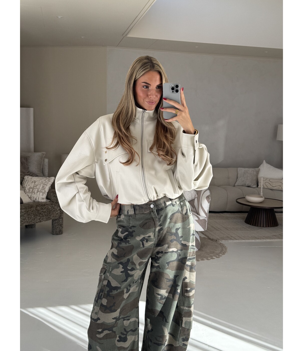 Jas beige | Mireille