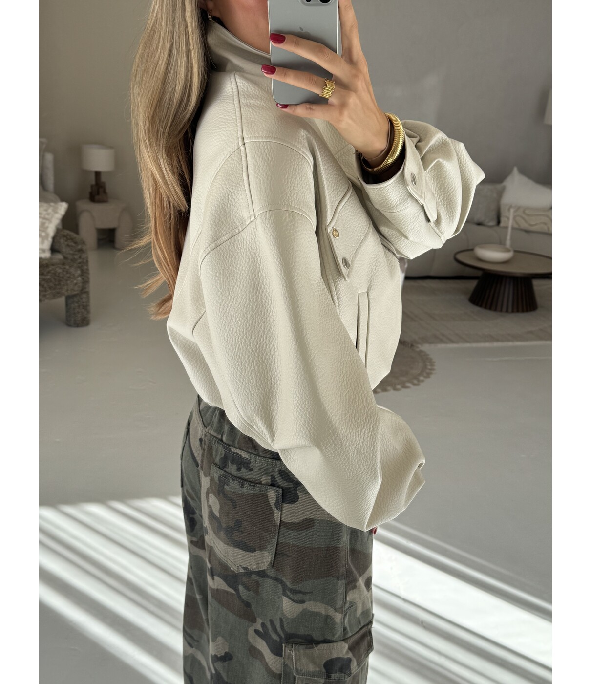 Jas beige | Mireille