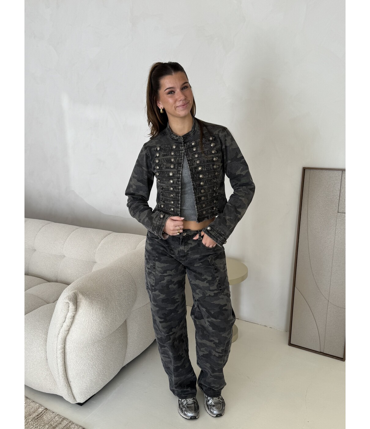 Jeans balloon camo | Cleo