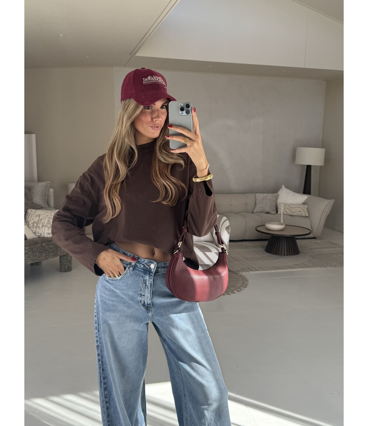 Longsleeve bruin | Anna