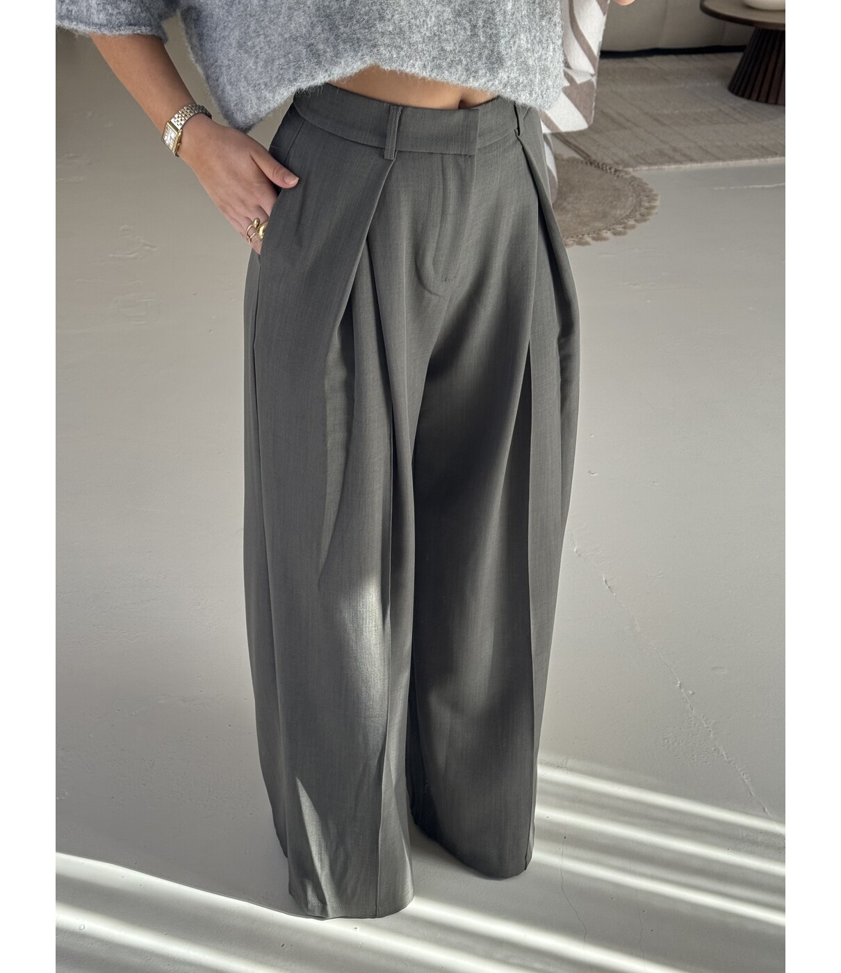 Pantalon grijs | Emma