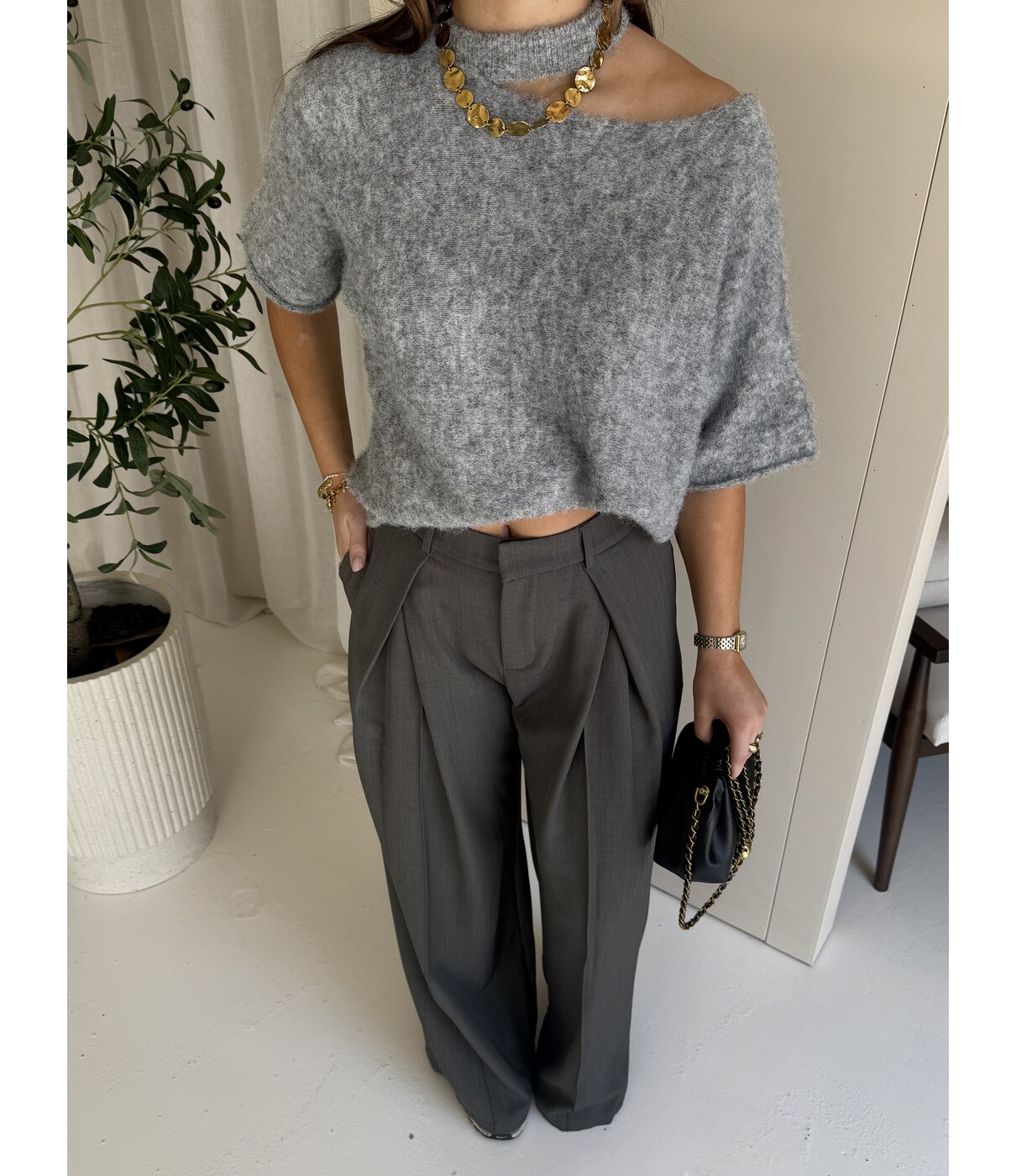 Pantalon grijs | Emma