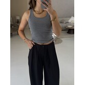 Tanktop grijs | Evelien