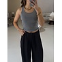 Tanktop grijs | Evelien