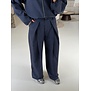 Pantalon geruit blauw | Lotte
