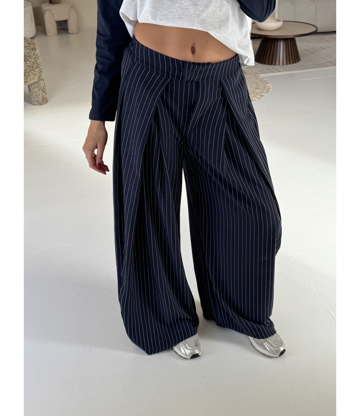 Pantalon gestreept navy | Kaylee