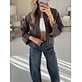 Blouse bruin | Naomi