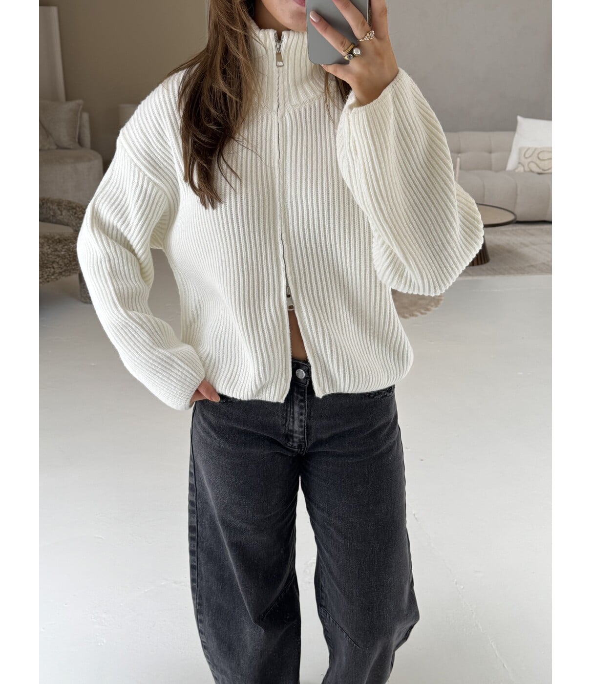Vest wit | Diede