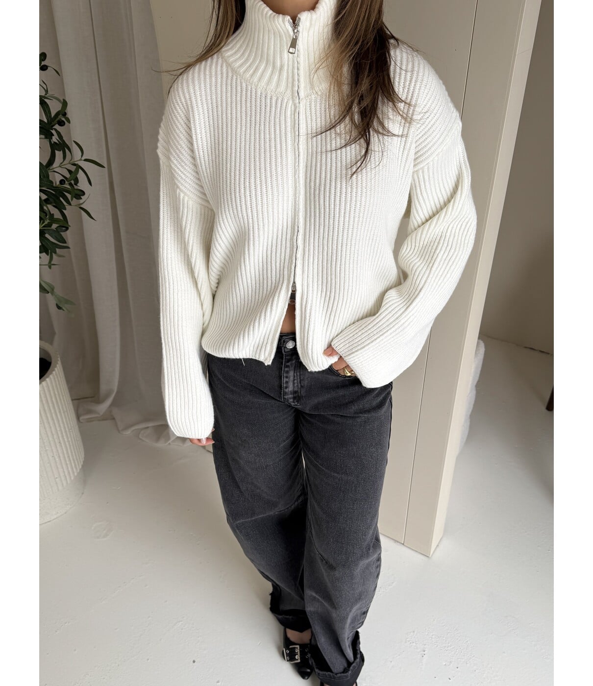 Vest wit | Diede
